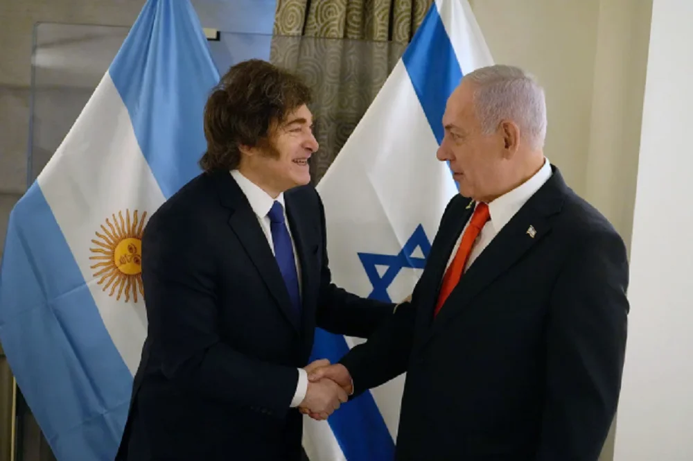 Milei en Israel