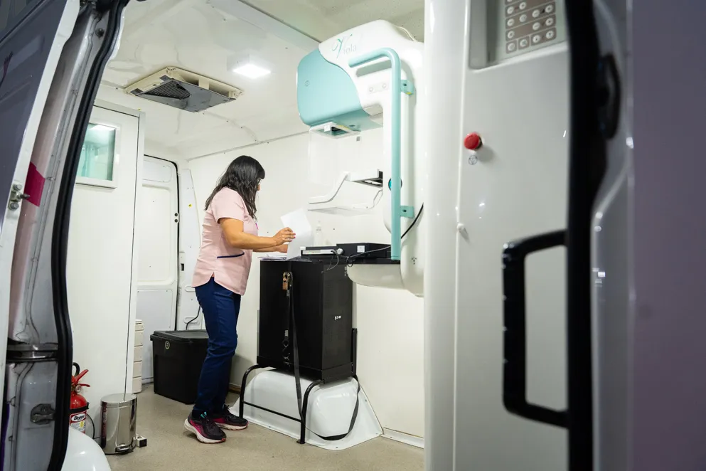 mamógrafo móvil estudios