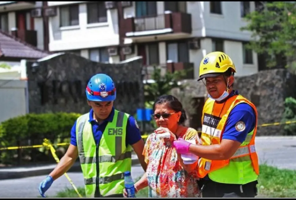 sismo de 7,5 grados en Filipinas