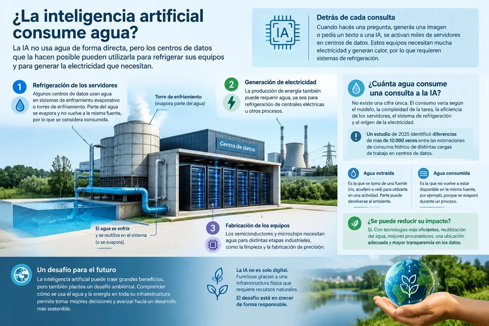 agua consumo inteligencia artificial