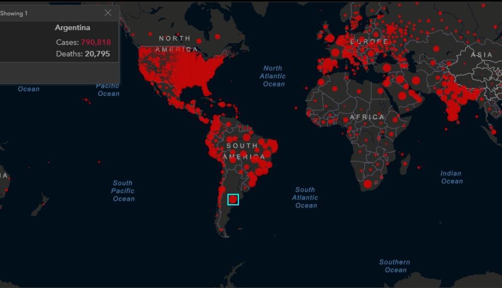 Mapa Coronavirus