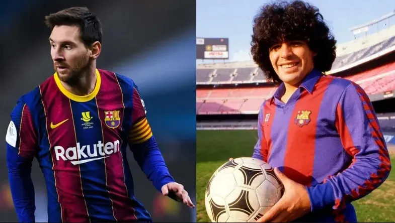 Messi y Maradona