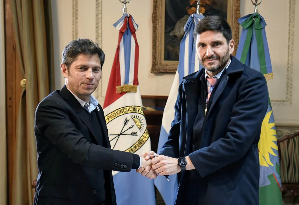 EL OBJETIVO FOTO ACUERDO KICILLOF PULLARO NA