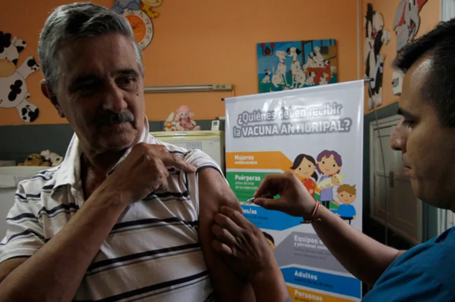 vacunación antigripal