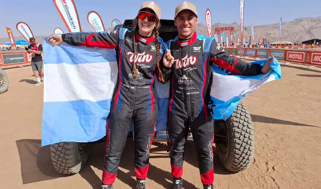 EL OBJETIVO FOTO DAKAR CAVIGLIASSO PERTEGARINI AL TOQUE DEPORTES COM AR