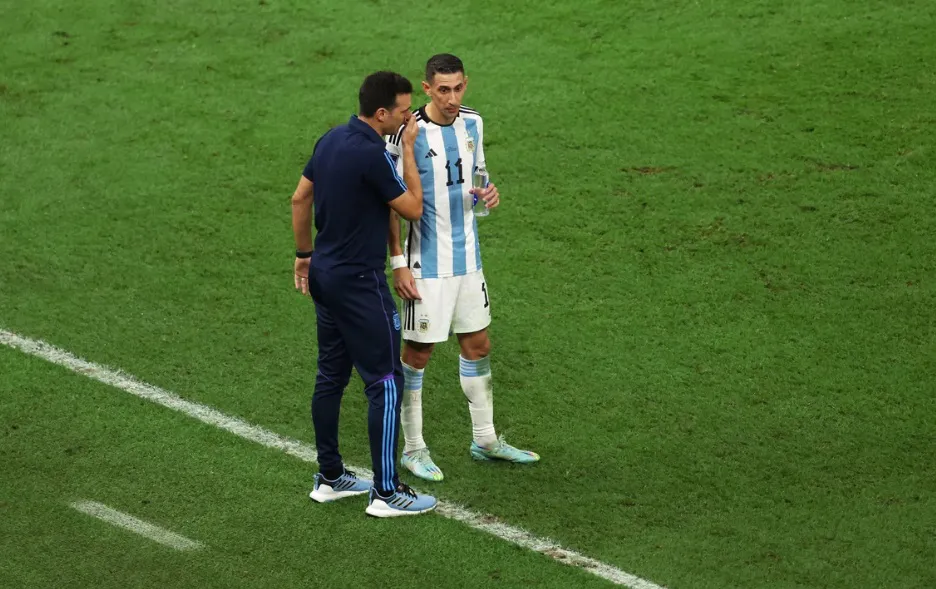 Scaloni y Di María