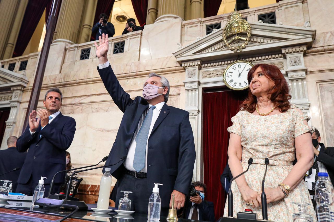 fernández con cristina y massa