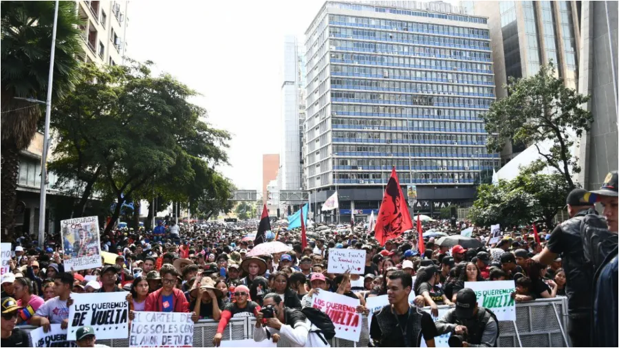 marcha en caracas