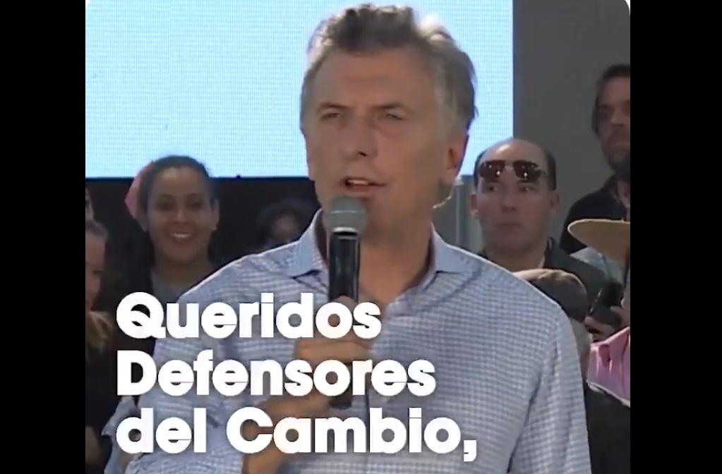 Macri defensores del cambio