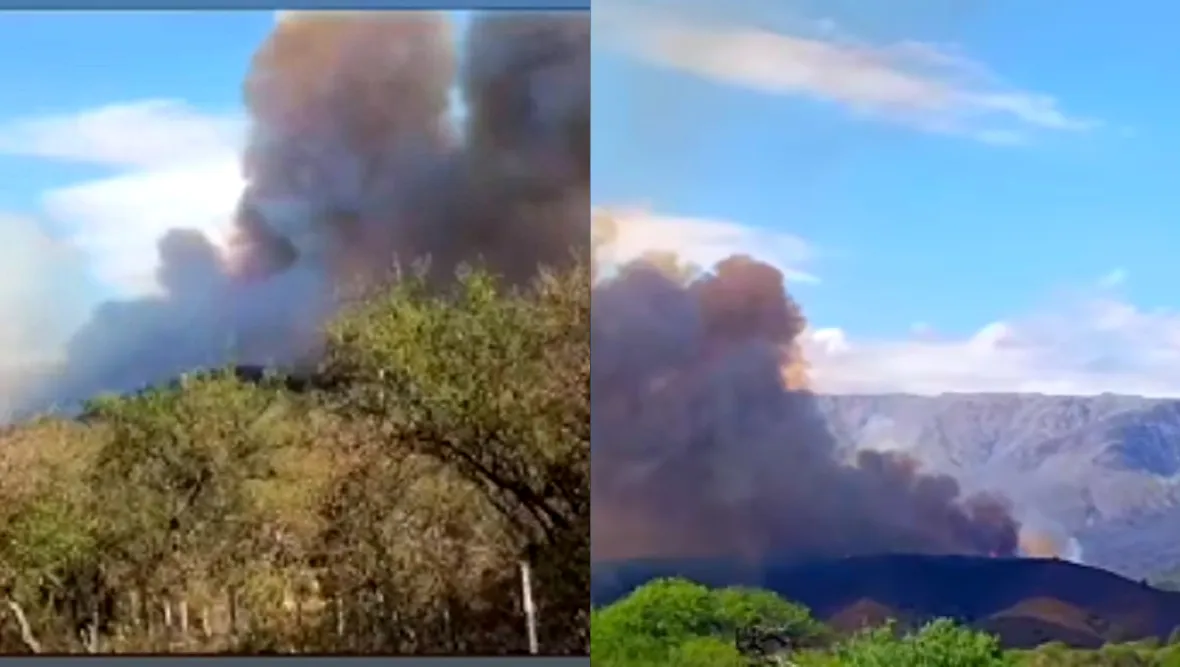 Incendios La paz y Corralitos