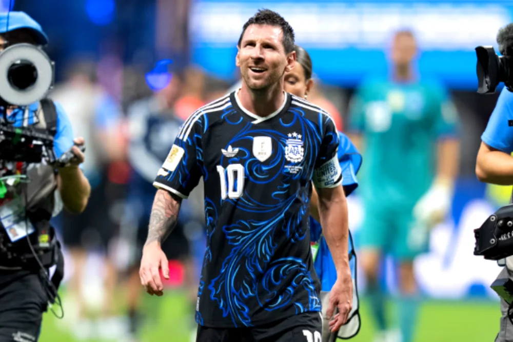 Messi con Inglaterra