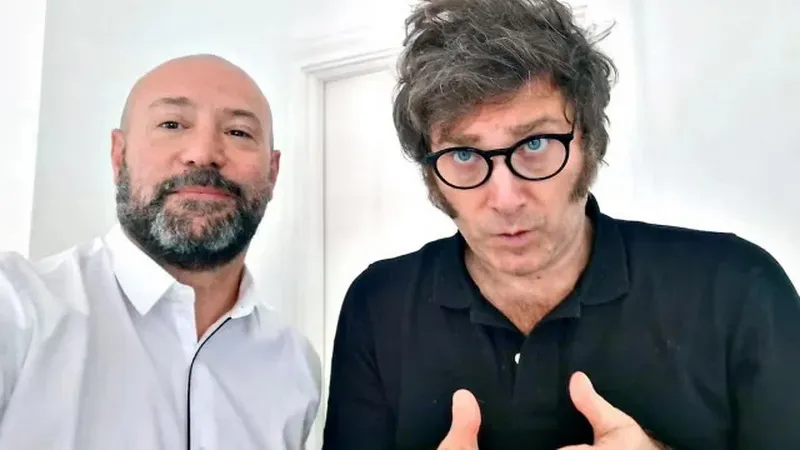 Diego-Spagnuolo-y-Javier-Milei_ NA