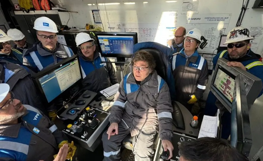 Milei en vaca muerta