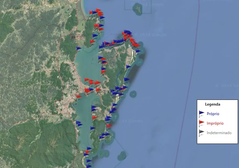 mapa contaminacion brasil