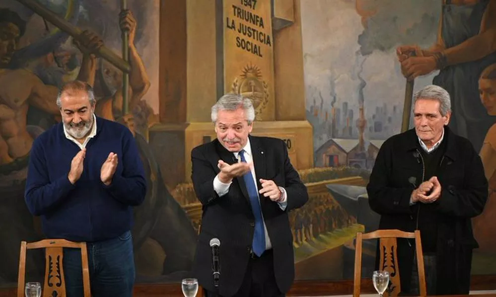 EL OBJETIVO FOTO FERNANDEZ ACTO PERON