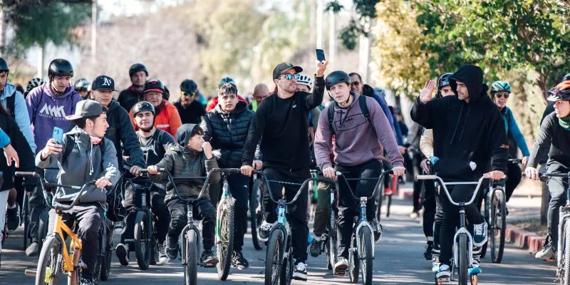 bicicleteada con maligno