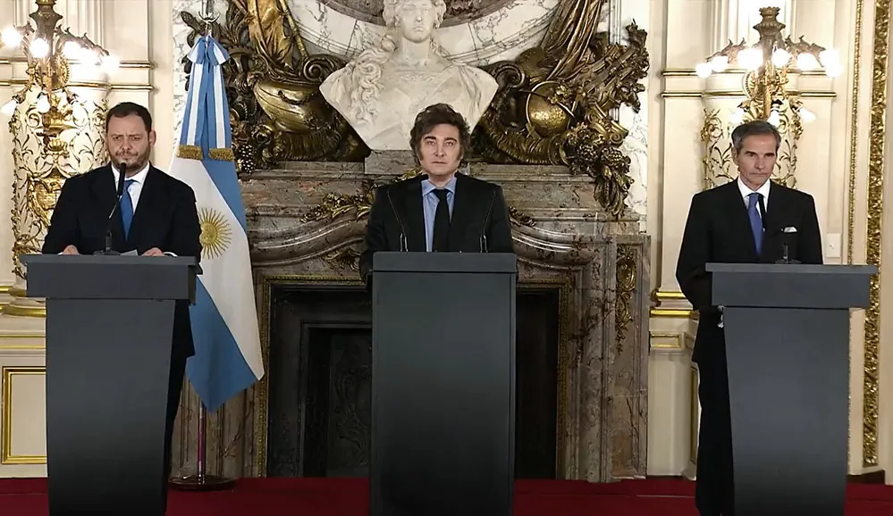 EL OBJETIVO FOTO PLAN NUCLEAR ARGENTINO ANUNCIO NA