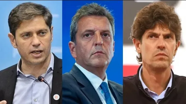 Kicillof Massa y Lousteau