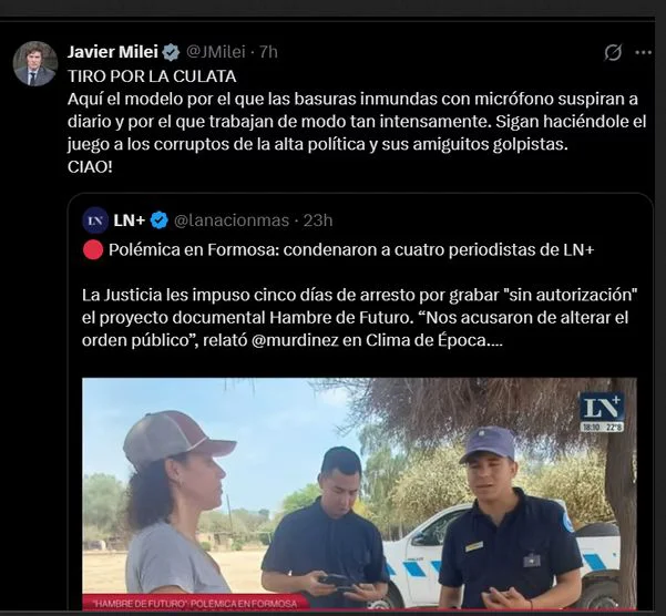 MILEI-contra-periodistas_ NA