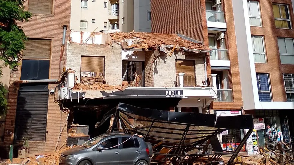 trágico derrumbe en Córdoba