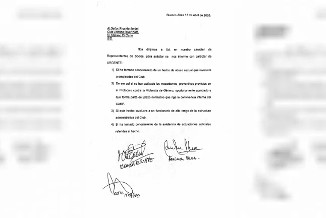 comunicado elevado por el bloque de mujeres del frente Primero River