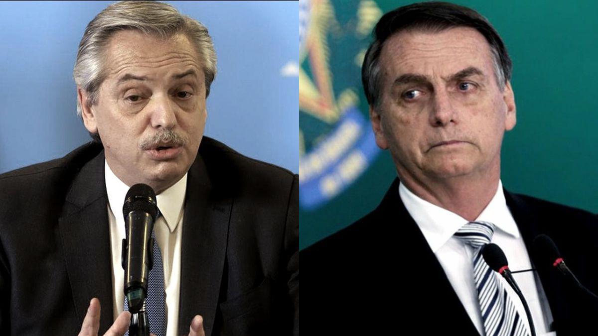 Alberto y Bolsonaro