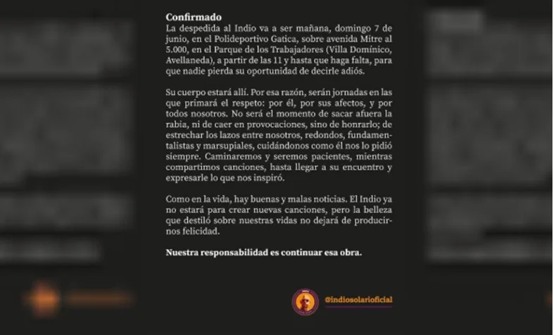 comunicado oficial