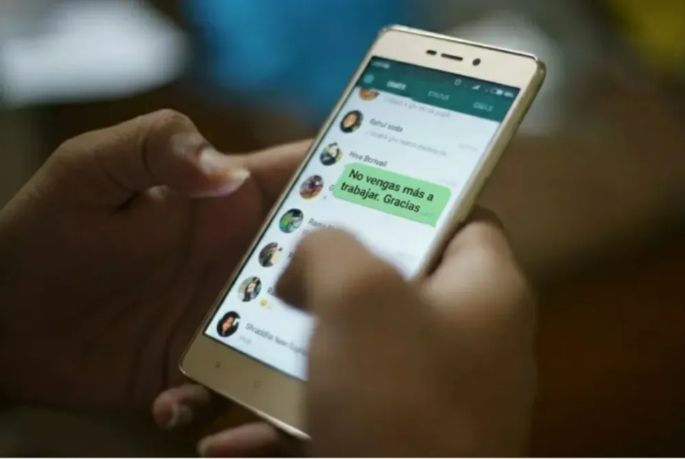 Despido por WhatsApp
