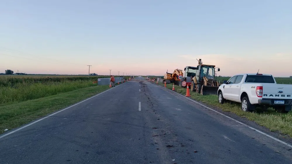 EL OBJETIVO FOTO RUTA 10 REEMPLAZO DE ALCANTARILLA