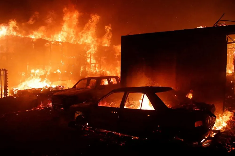 incendio - chile