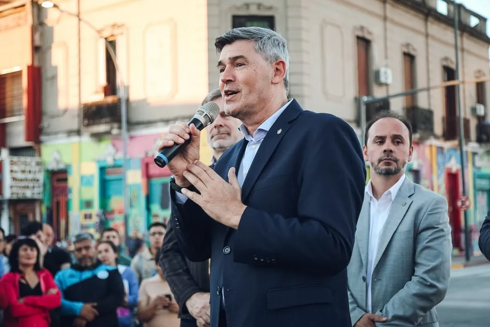 EL OBJETIVO FOTO CORDOBA PASSERINI INAUGURACION AVENIDA MAIPU