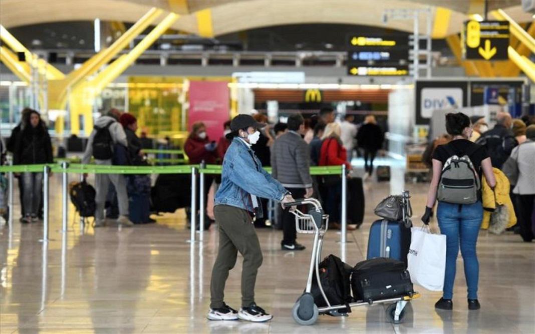 Uruguay aeropuerto Coronavirus extranjeros
