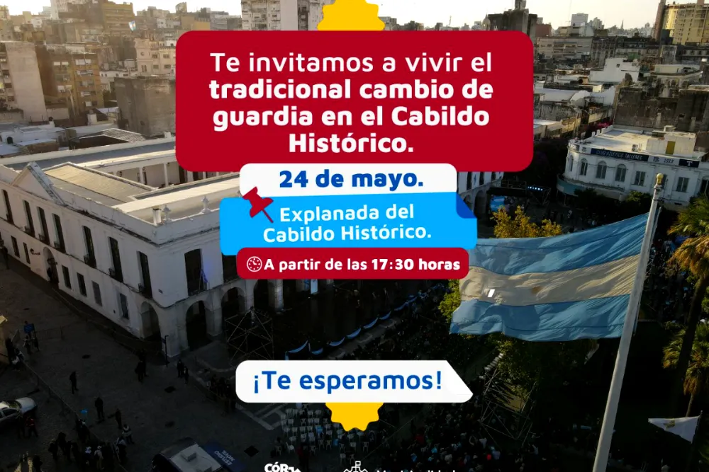 Cambio de Guardia en el Cabildo Histórico
