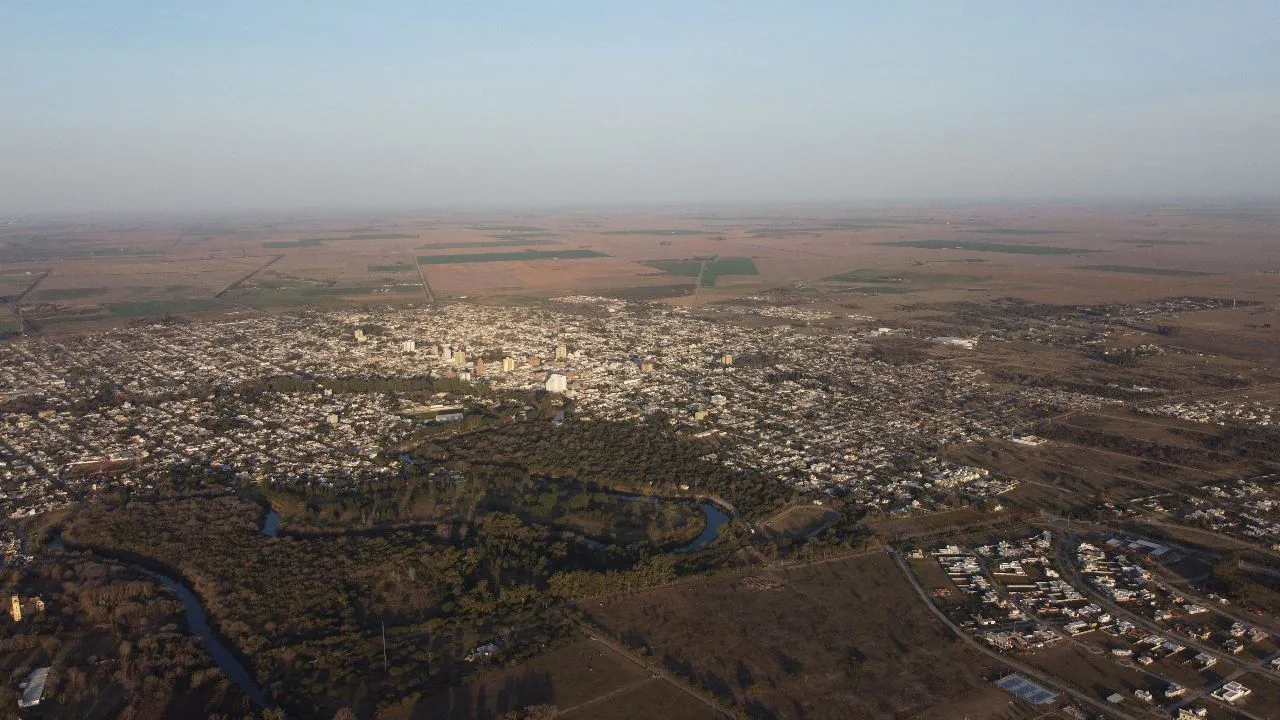 REGION OBJETIVO FOTO BELL VILLE CIUDAD VISTA AEREA