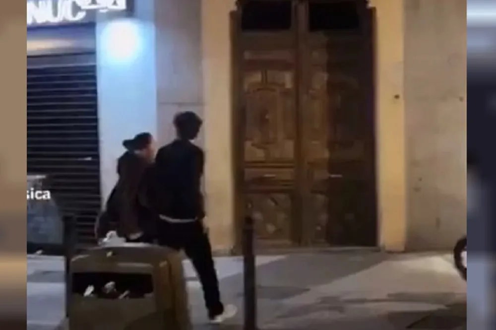 La China y Colapinto 