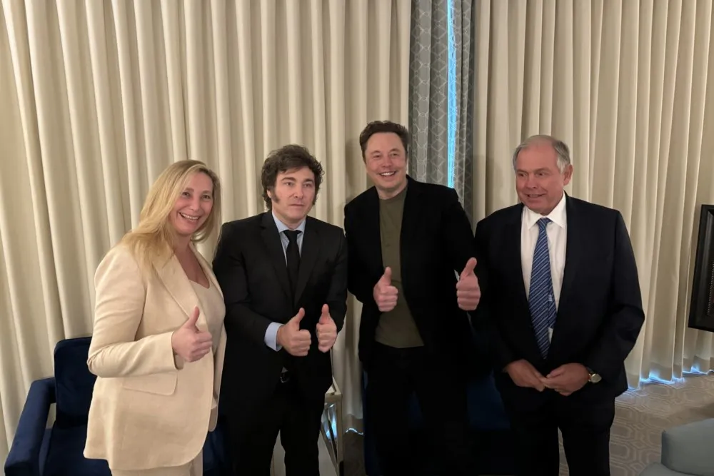 elon musk - javier milei