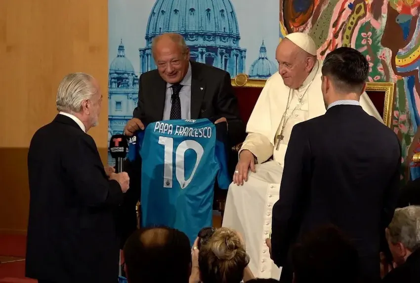 papa-francisco-san-lorenzo-napoli_ @VamosCiclonSL