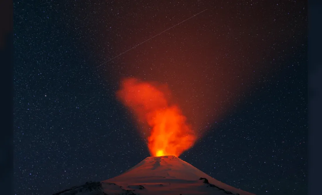volcán patagónico Villarrica 1