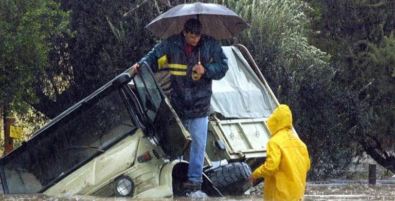 intensos temporales en Chile