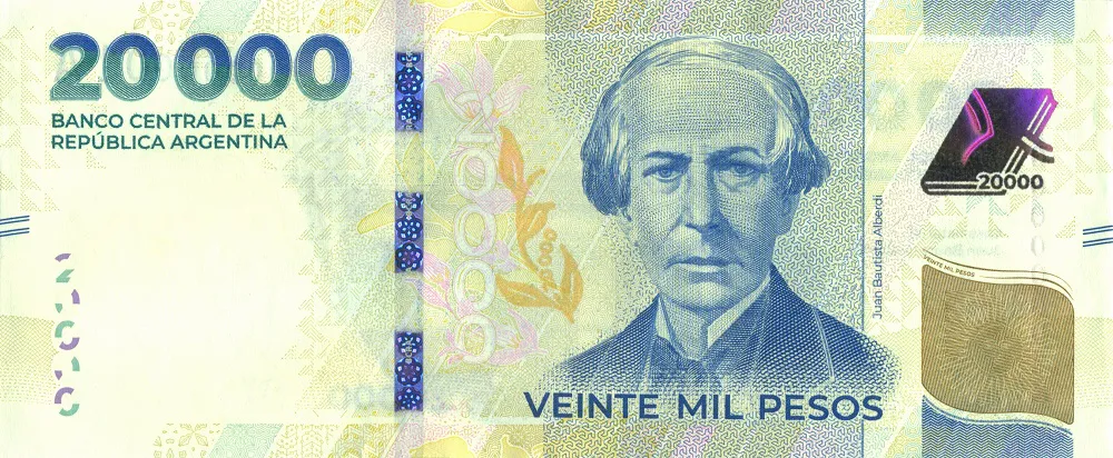 billete de 20000