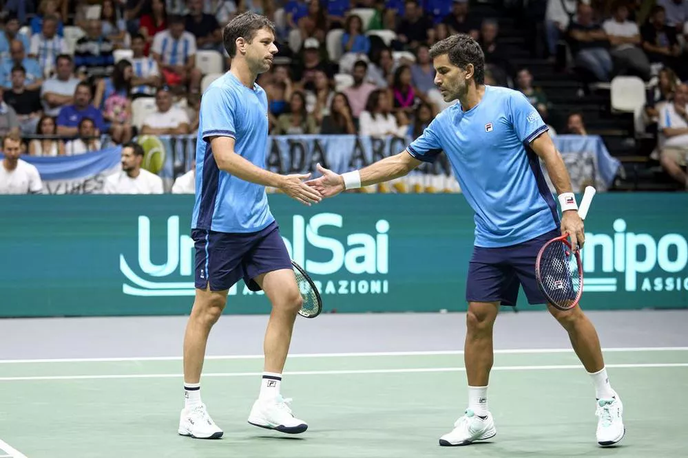 EL OBJETIVO FOTO COPA DAVIS ARGENTINA DOBLES TWITTER