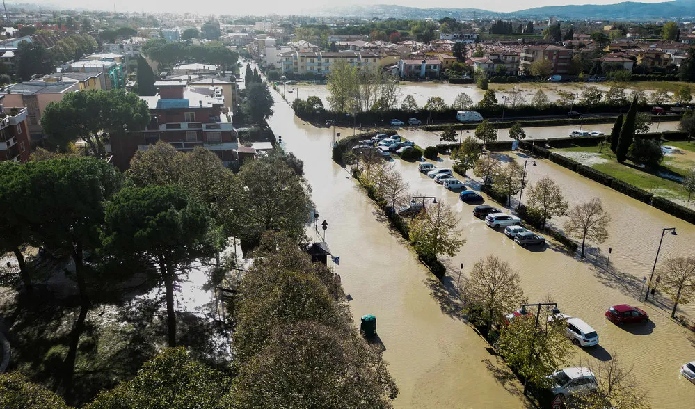 EL OBJETIVO FOTO INUNDACIONES ITALIA TOSCANA NA