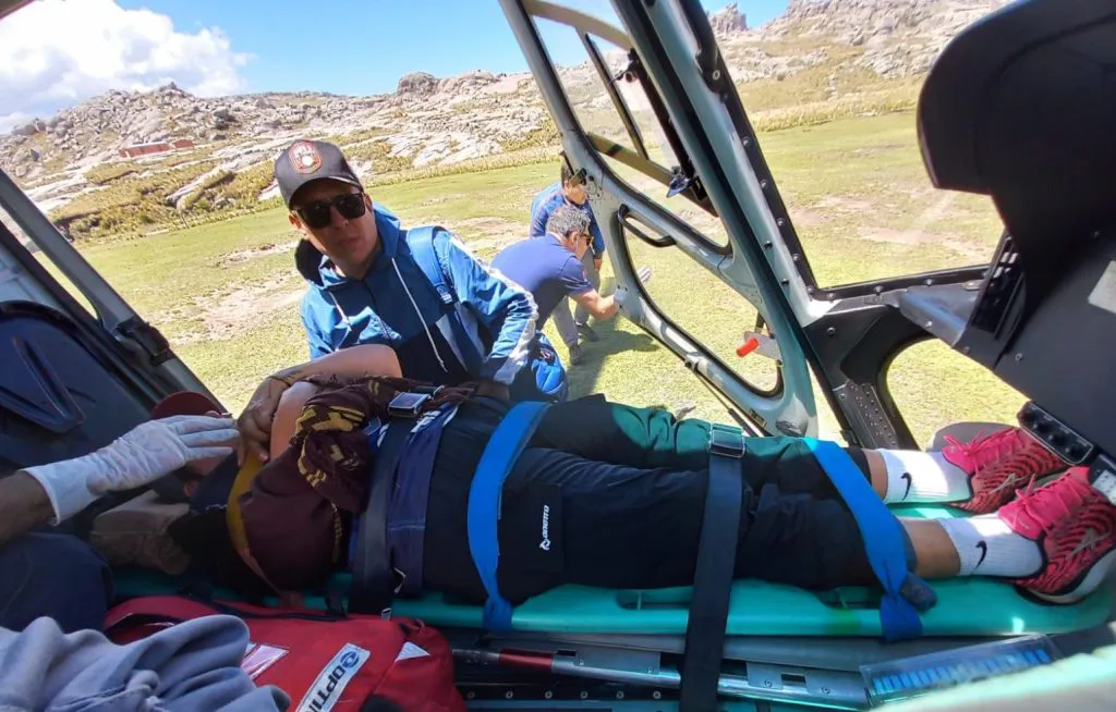 Helicóptero sanitario