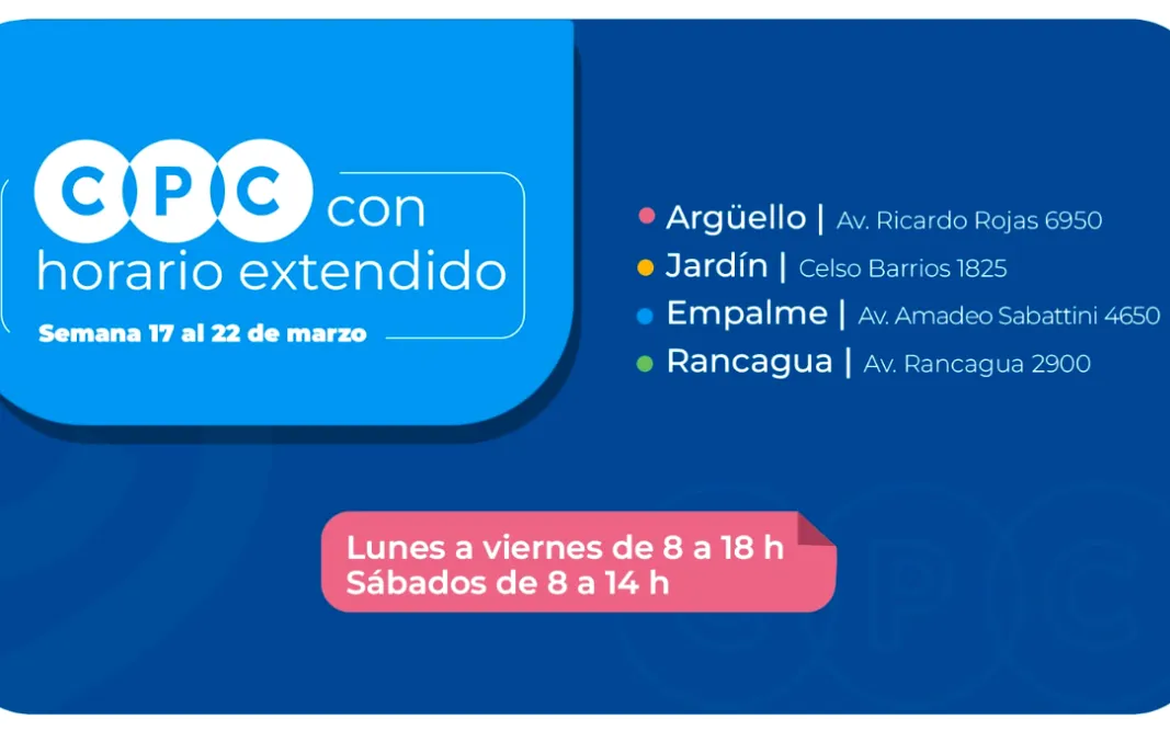 CPC horario extendido