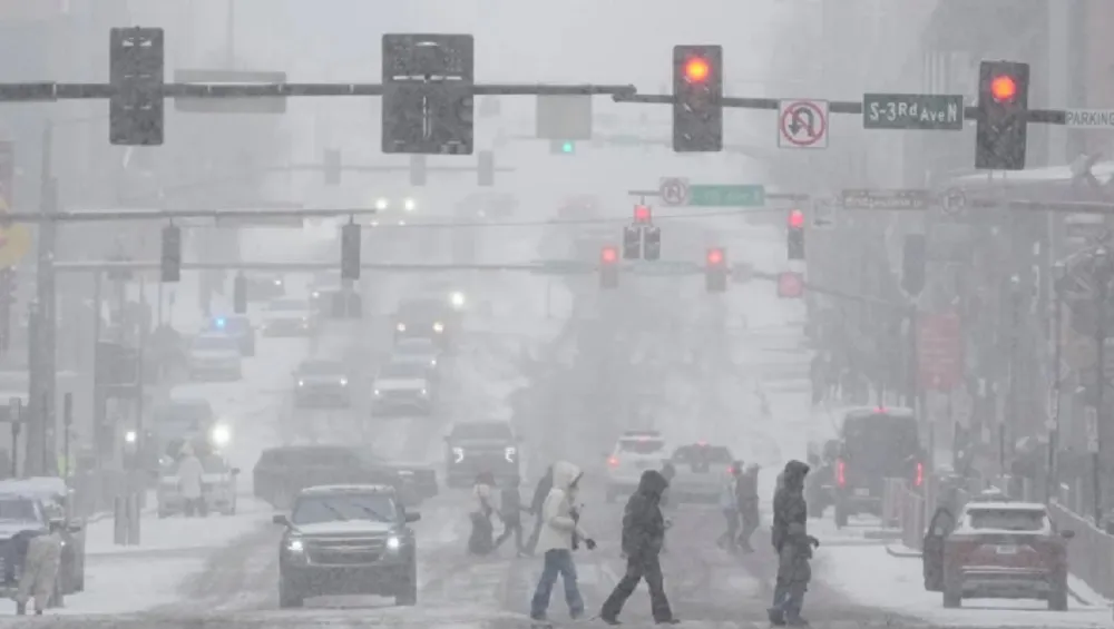 Megatormenta ártica en Estados Unidos