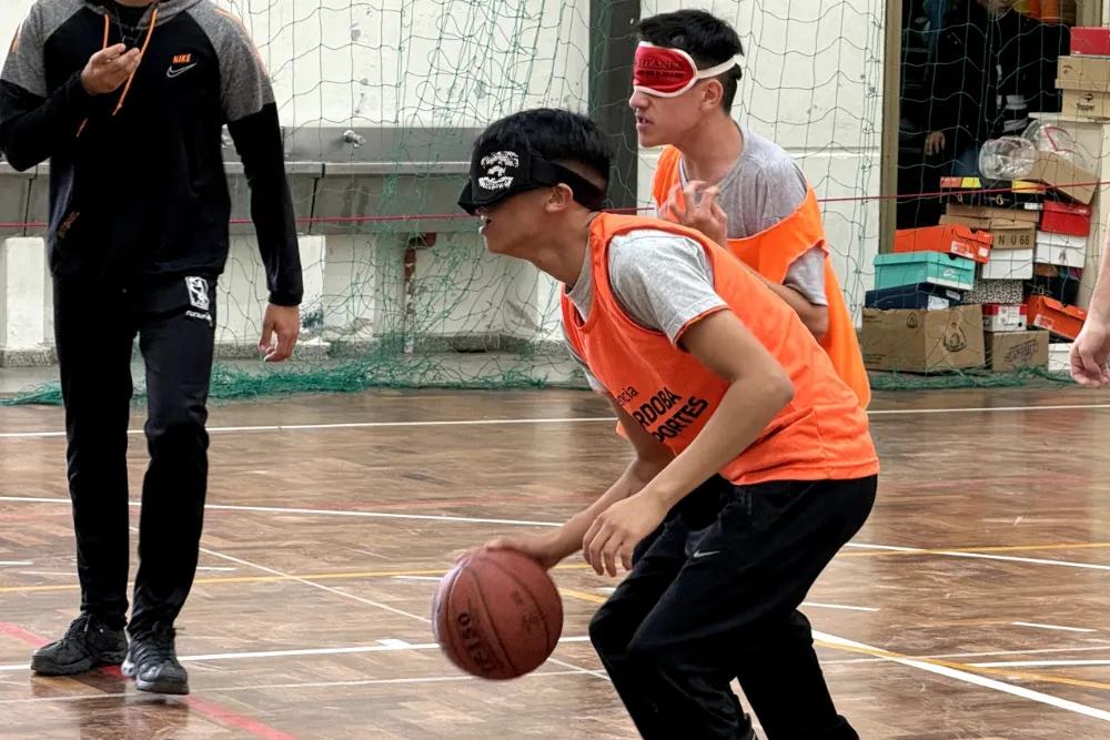 Básquet para ciegos