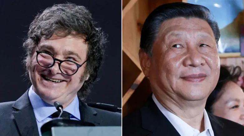 Milei y Xin Jinping