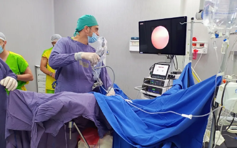 intervención urológica