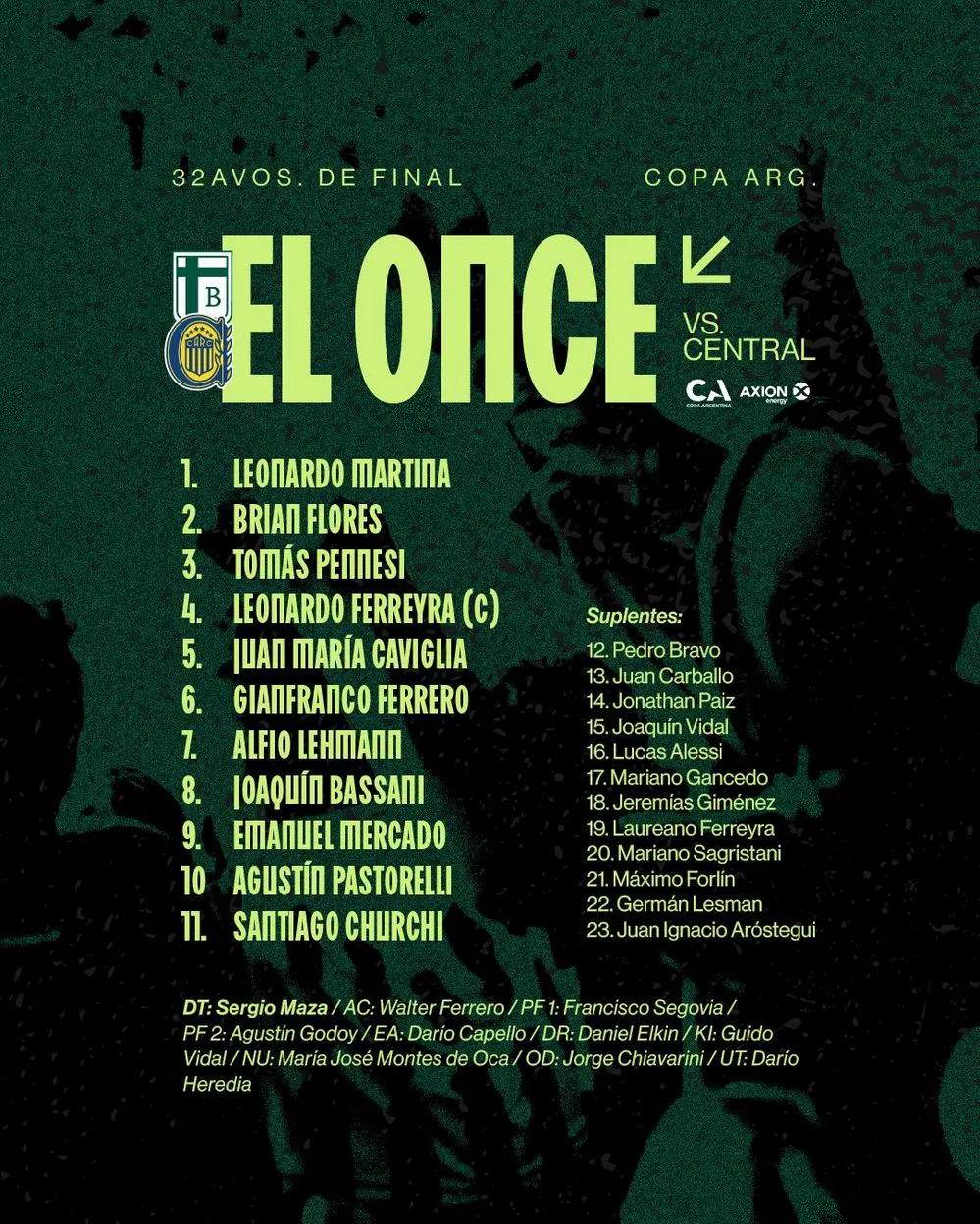 EL OBJETIVO FOTO COPA ARGENTINA SPORTIVO FORMACION