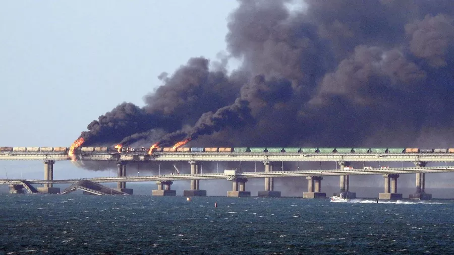puente de crimea-explosión